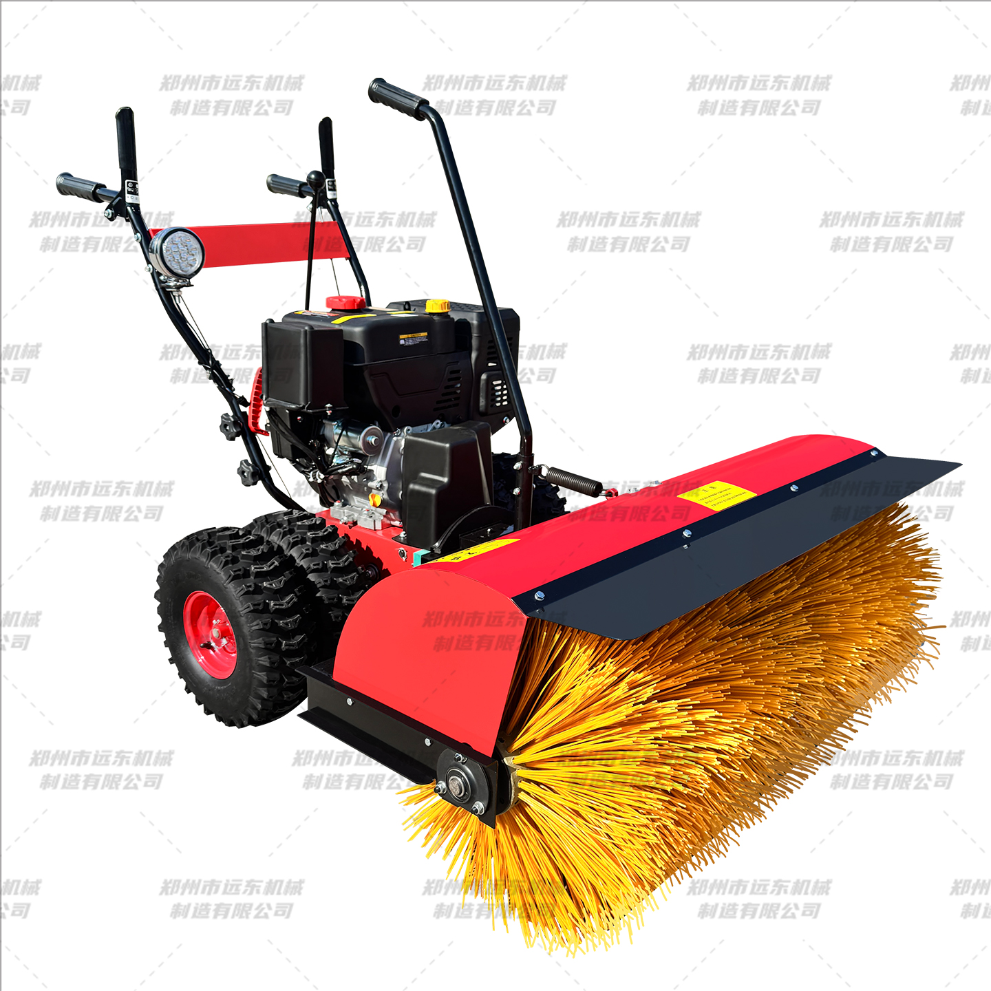 15马力 双轮手推式扫雪机(图1)